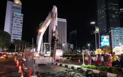 PLP Perbaiki 14 Koridor JALUR Bus Transjakarta