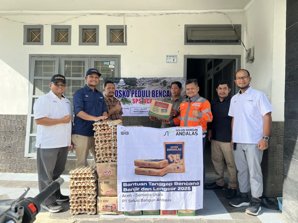 Solusi Bangun Andalas Perluas Jangkauan Bantuan ke Lebih Banyak Warga Termasuk Wartawan di 18 Kabupaten Terdampak Banjir di Aceh
