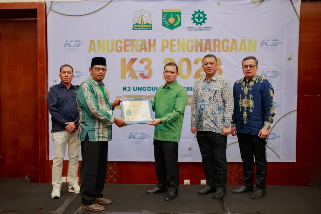 Penghargaan Nihil Kecelakaan Kerja Tahun 2022 dari Kementerian Ketenagakerjaan RI