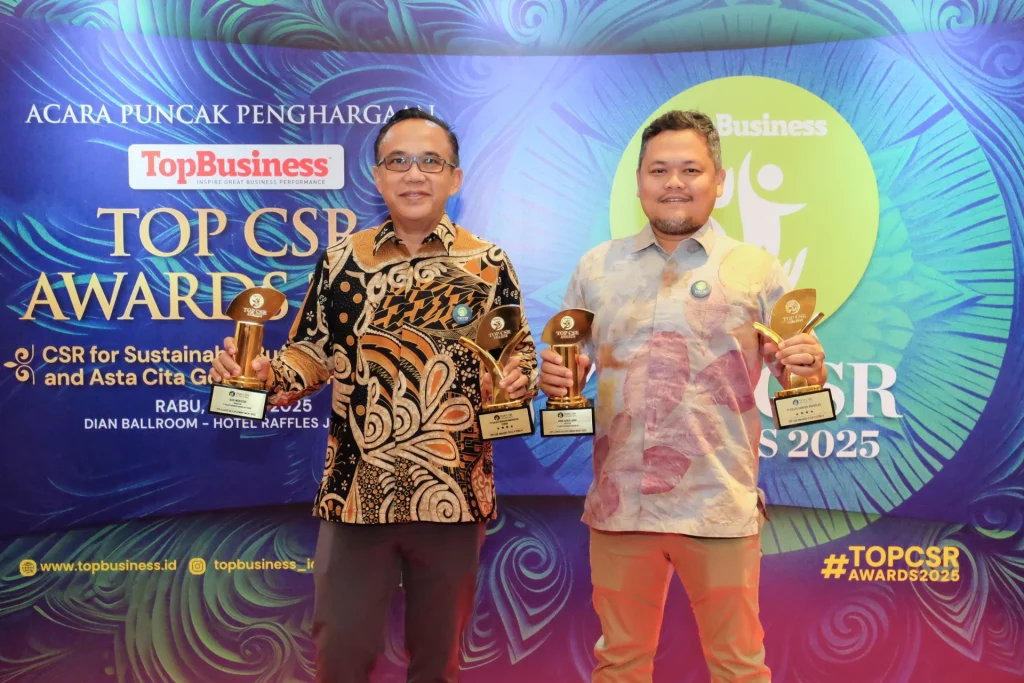 Penghargaan Top Leader on CSR Commitment & TOP CSR Awards # Star 4 Tahun 2025