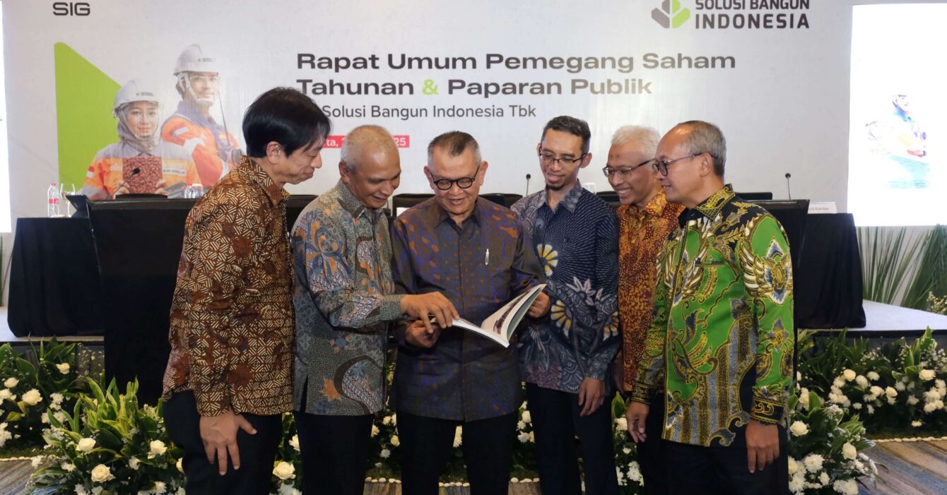 Foto press release hasil RUPST