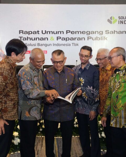 Foto press release hasil RUPST