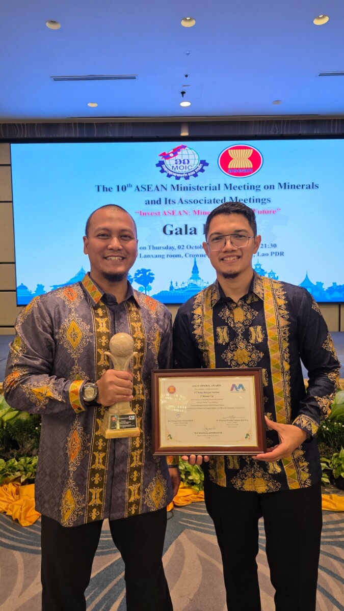 Dari Aceh ke Asia Tenggara: PT Solusi Bangun Andalas Raih 1st Runner Up ASEAN Mineral Awards 2025